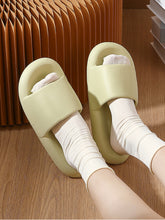 Simple Solid Color Home Soft Bottom Slippers