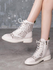 Vintage hohle solide Martin Stiefel