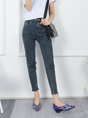 Zapatos casuales de tacón bajo con tejido urbano multicolor