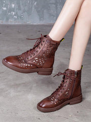 Vintage hohle solide Martin Stiefel