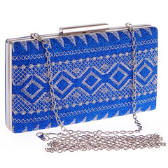 Blaue modische Ball-Clutch für Damen