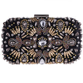 Bolsos de fiesta de noche de moda para mujer, clutch con cuentas