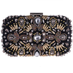 Bolsos de fiesta de noche de moda para mujer, clutch con cuentas