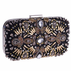 Bolsos de fiesta de noche de moda para mujer, clutch con cuentas