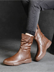 Martin-Stiefel im britischen Stil mit dicker Sohle