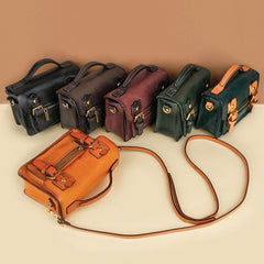 Umhängetasche aus Vintage-Rindsleder