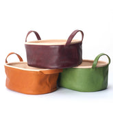 Handgefertigter ovaler multifunktionaler Aufbewahrungskorb