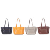 Vielseitige Pendler-Tragetasche aus pflanzlich gegerbtem Rindsleder mit großem Fassungsvermögen