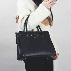 Klassisches Design Rindsleder Damen Umhängetasche für Business