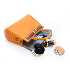 Multi-function Vegetable Tanned Cowhide Kylie Bag