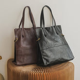 Vintage Minimalistische Tragetasche Große Kapazität Umhängetasche