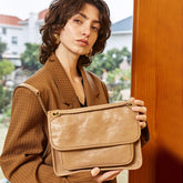 Retro Vegetable Tanned Cowhide' Corssbody Bag|Shourder Bag