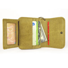 New Oil Waxed Ladies Coin Purse Card Bag