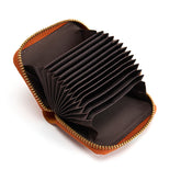 Modischer Kartenhalter mit Handstichen für Männer und