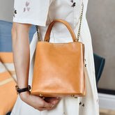 Bolsa de barril vintage de boca ancha