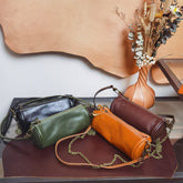 Bolso bandolera vintage curtido vegetal