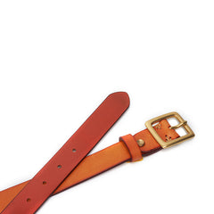 Cinturón de mujer con hebilla de cobre puro y multicolor