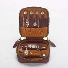 Light luxury portable jewelry box