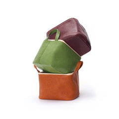 Handgefertigter quadratischer multifunktionaler Aufbewahrungskorb