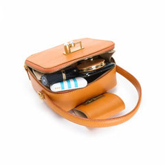 Mini bolso cuadrado con decoración de hebilla minimalista