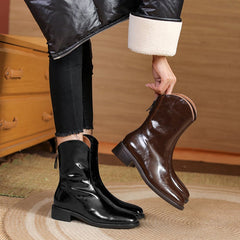 Handgefertigte echte kurze Martin-Stiefel