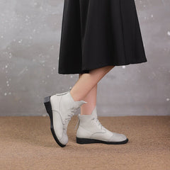 Lace-Up Combat Boots