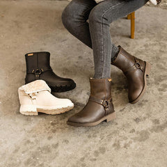 Schnallenstiefel wachsen