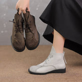 Lace-Up Combat Boots