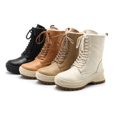 Combat Boots Designer Chunky Riding Boots