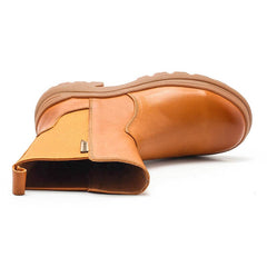 Damen Retro-Schneestiefel mit Wadenhöhe, mit Fleecefutter für den kalten Winter