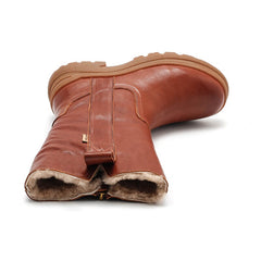 Schneestiefel mit Lammfellfutter