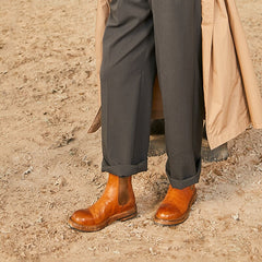 Botas cortas con suela de caballo