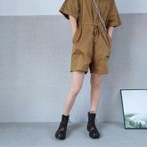 Handgemachte echte Sommerstiefel atmungsaktiv Off White/Schwarz