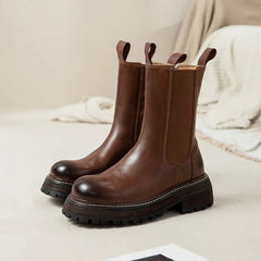 Botas Chelsea clásicas y gruesas