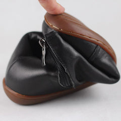 Retro Stiefeletten Lässige Wanderstiefel Weiche Sohle Flats Halbschuhe