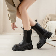 Botas Chelsea clásicas y gruesas