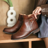 Women's Brogue Carving Buckle Decoration