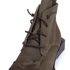 Lace-Up Combat Boots
