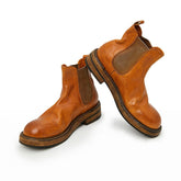 Kurze Stiefel mit Pferdesohle