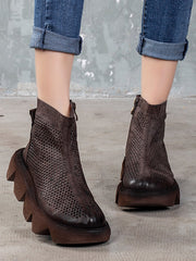 Sandalias originales con tacón de muffin hueco