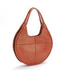 Minimalist Vegetable Tanned Cowhide Underarm Bag