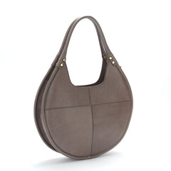 Minimalist Vegetable Tanned Cowhide Underarm Bag