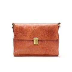 Bolso de hombro clásico curtido vegetal para axilas