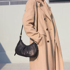 Vintage Umhängetasche aus pflanzlich gegerbtem Rindsleder