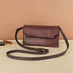 Bolso de hombro vintage de piel de vaca, pequeño bolso cuadrado