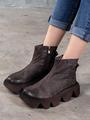 Sandalias originales con tacón de muffin hueco