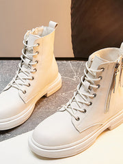 Botas Martin vintage con plataforma y cremallera lateral