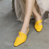 Mid Heel Mules Summer Slippers