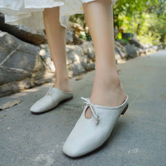 Sheepskin Mules Summer Slippers