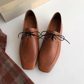Soft Oxford Tie Shoes Genuine Leather